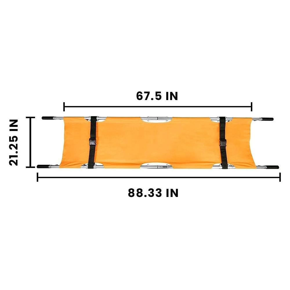 2 Fold Stretcher - Color: Orange