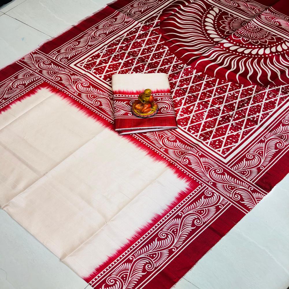 Motka Slik - Color: Red & White