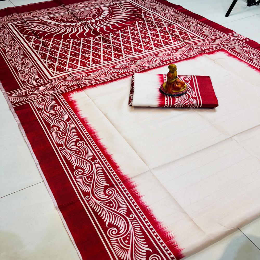 Motka Slik - Color: Red & White