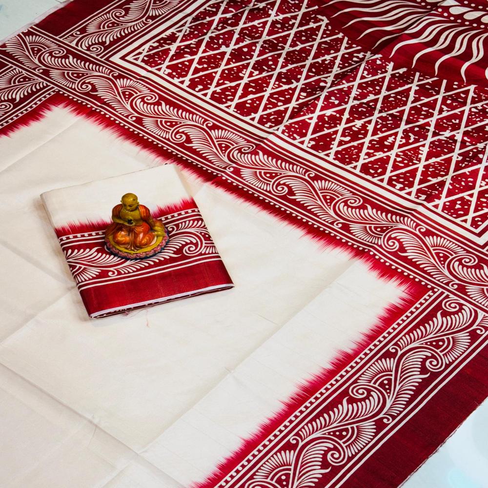 Motka Slik - Color: Red & White