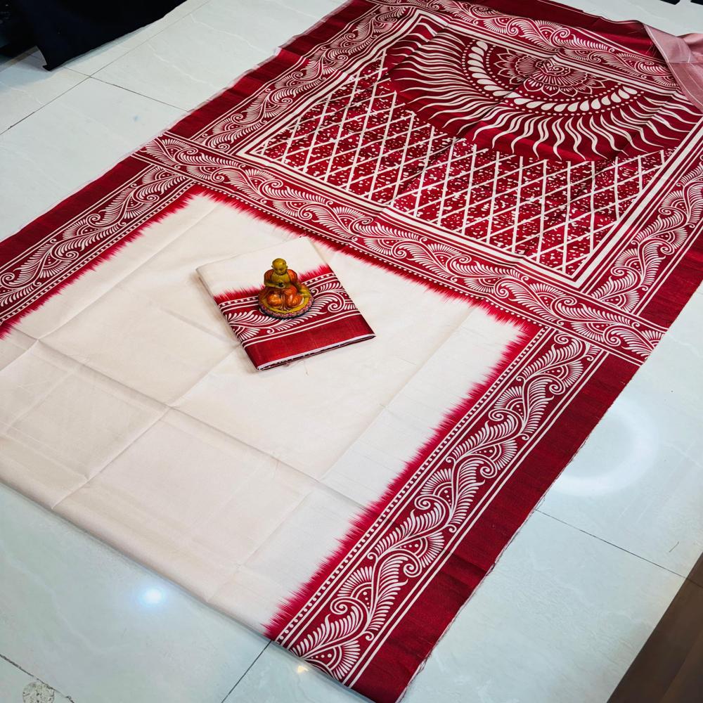 Motka Slik - Color: Red & White