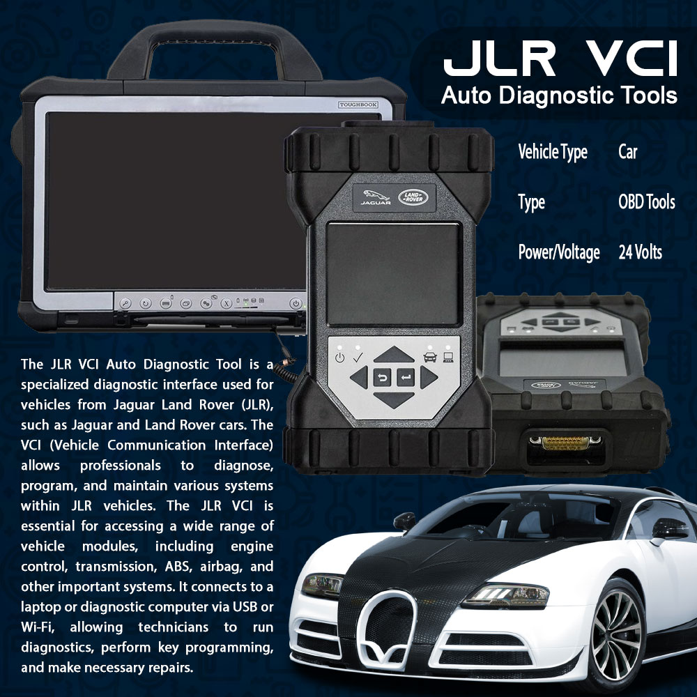 Jlr Vci Auto Diagnostic Tools - Length: 20  Centimeter (Cm)
