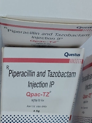 Piperacillin and Tazobactam for injection ip 4.5 gm
