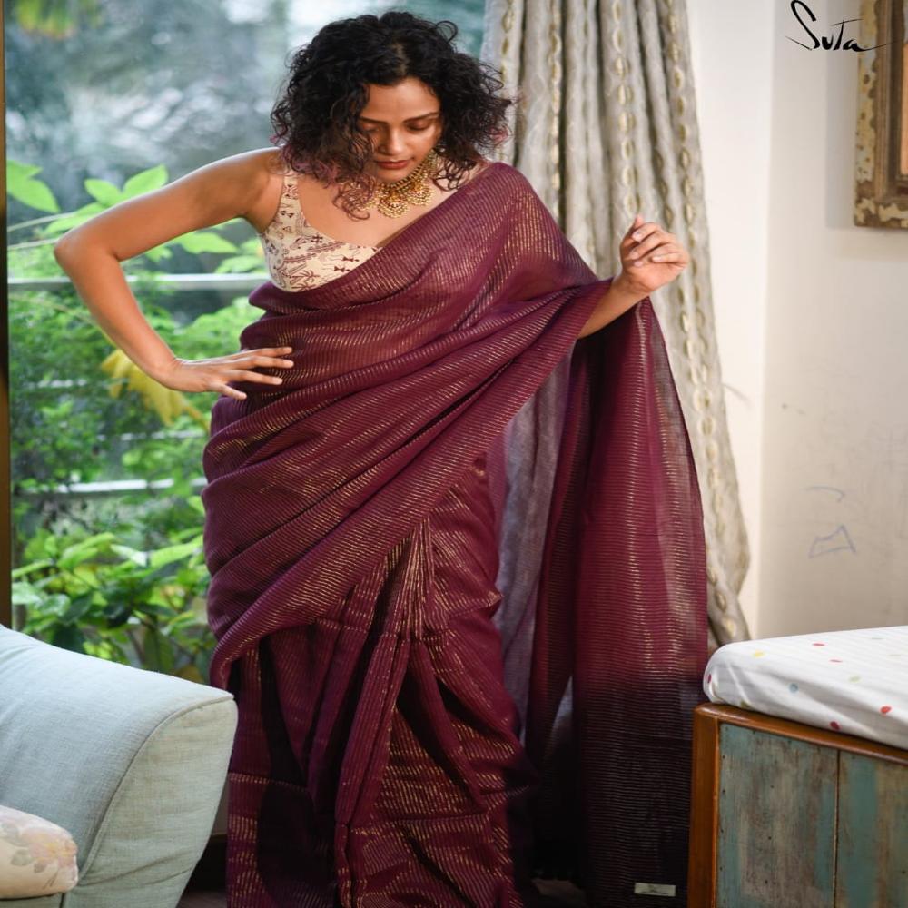 Pure Cotton Saree - Gender: Woman