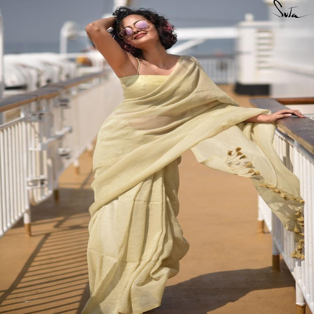 Pure Cotton Saree - Gender: Woman