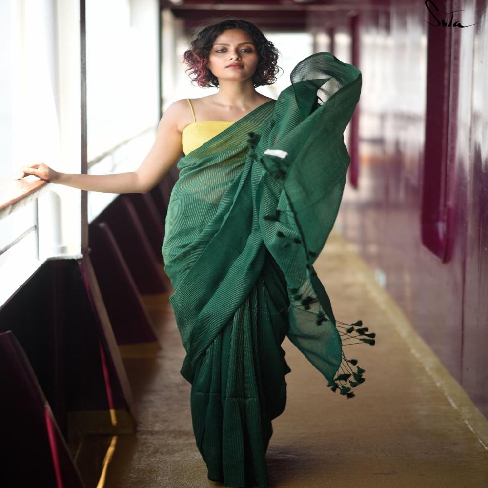 Pure Cotton Saree - Gender: Woman