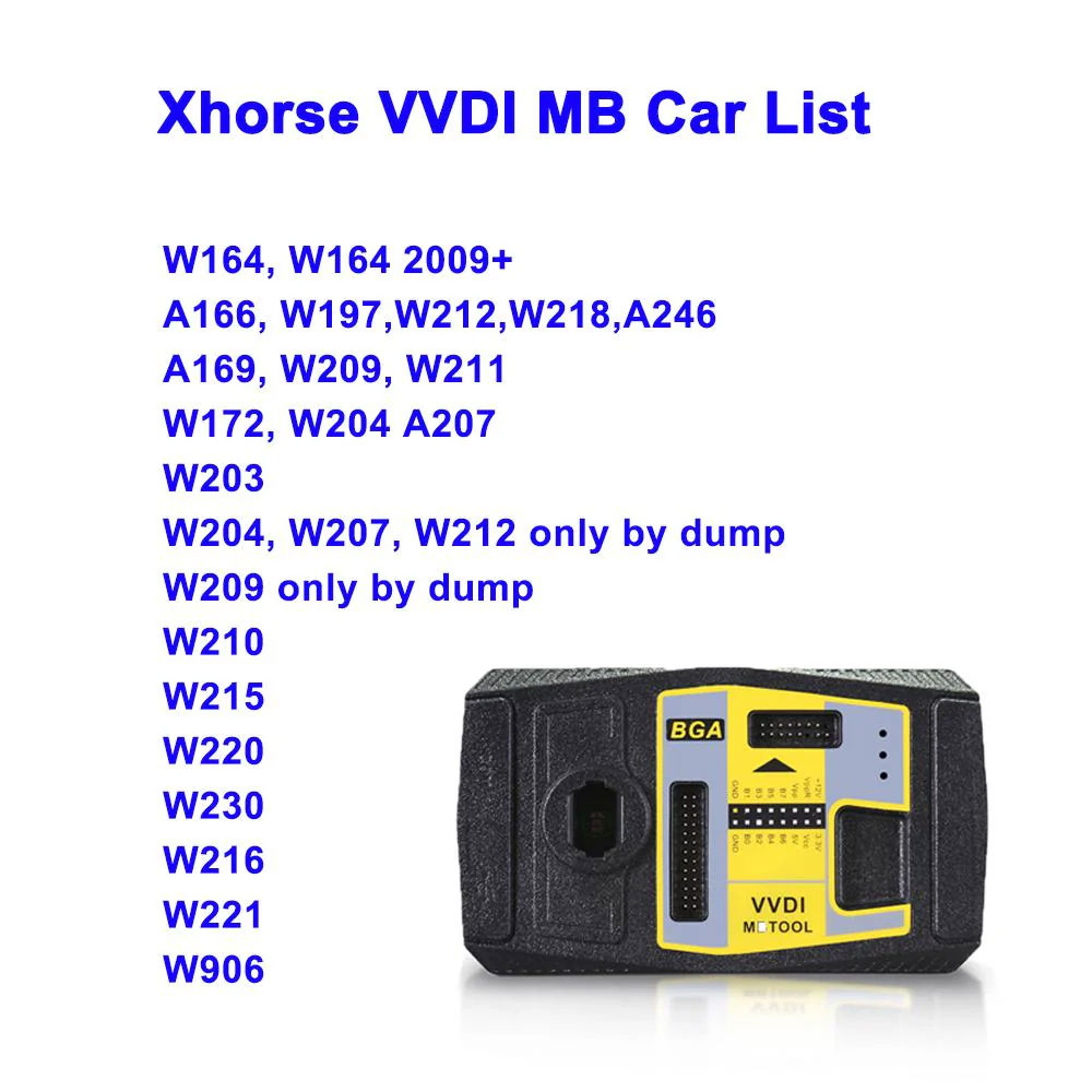 V4.9.0 Xhorse Vvdi Mb Calculator - Warranty: 1 Year