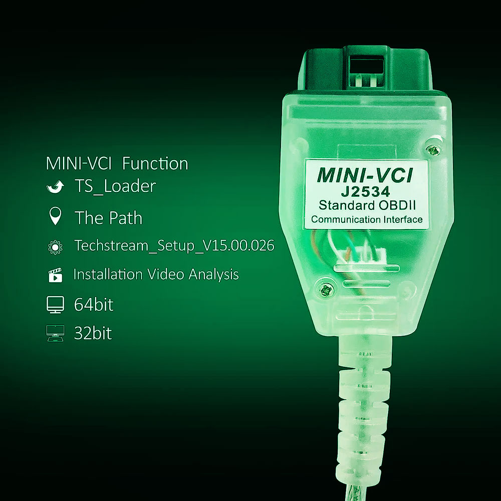 Toyota Mini Vci - Dimension (L*w*h): 17*10*4  Centimeter (Cm)