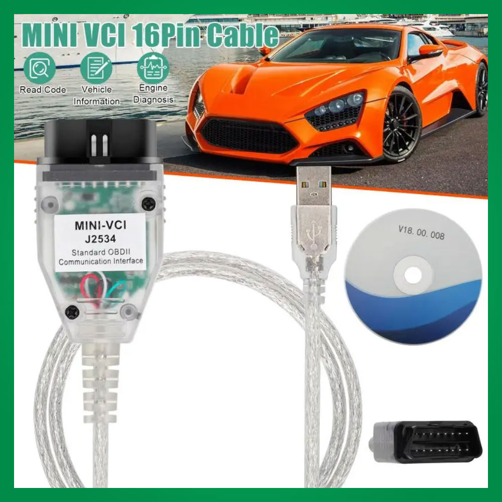 Toyota Mini Vci - Dimension (L*w*h): 17*10*4  Centimeter (Cm)