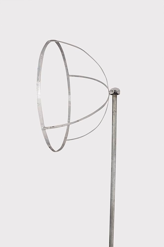 Stand Windsock Indicator - Color: Silver