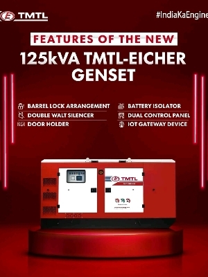40 Kva 3 Ph Eicher CPCB-IV GENSET