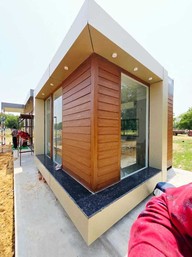 Premium Portable Office Container With Partition And Toilet/Pantry - Door Material: Pvc Window