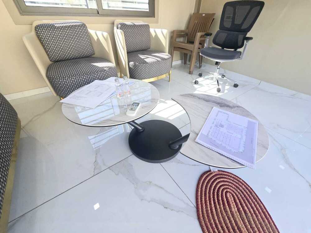 Premium Portable Office Container With Partition And Toilet/pantry , Size : 60'/12'/9' - Color: As Per Customer Requirement