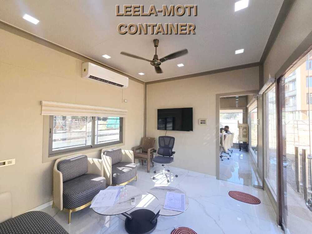 Premium Portable Office Container With Partition And Toilet/pantry , Size : 60'/12'/9' - Color: As Per Customer Requirement