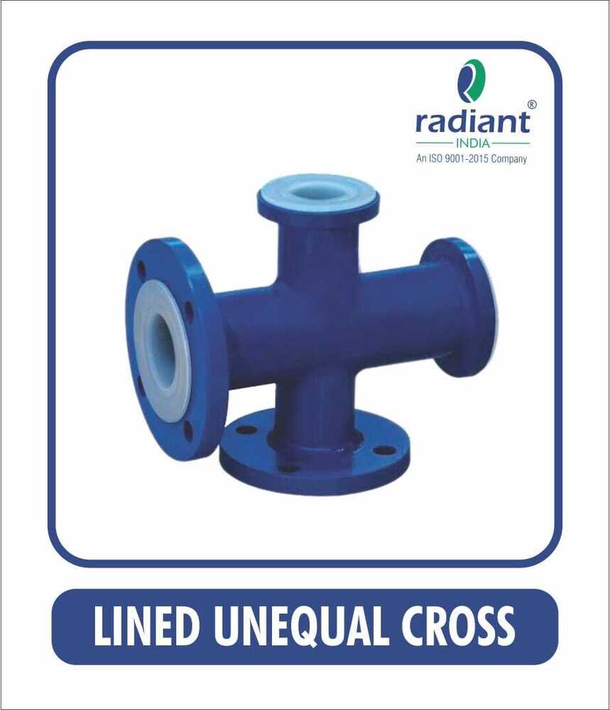 PTFE Lined Unequal Cross Tee