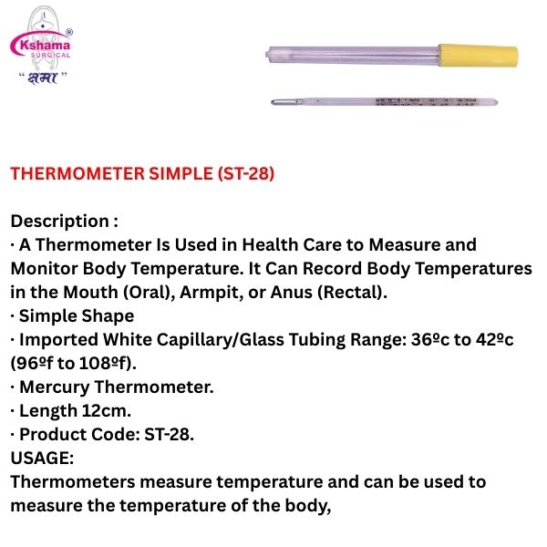 Thermometer Simple (3 Pcs)