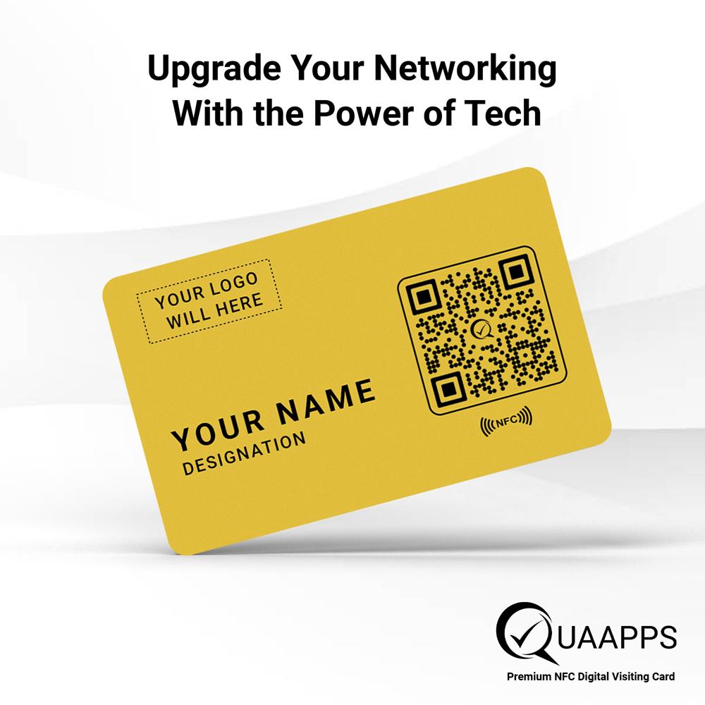 Golden Metal NFC Business Card