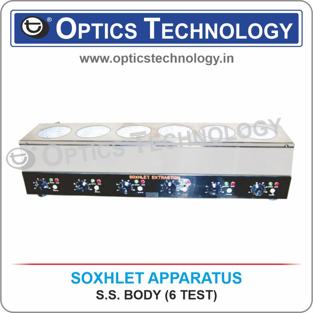 Soxhlet Extraction Apparatus - Application: Food Processing Industry