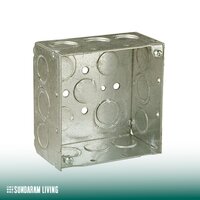 Metal Junction Box - Color: Silver