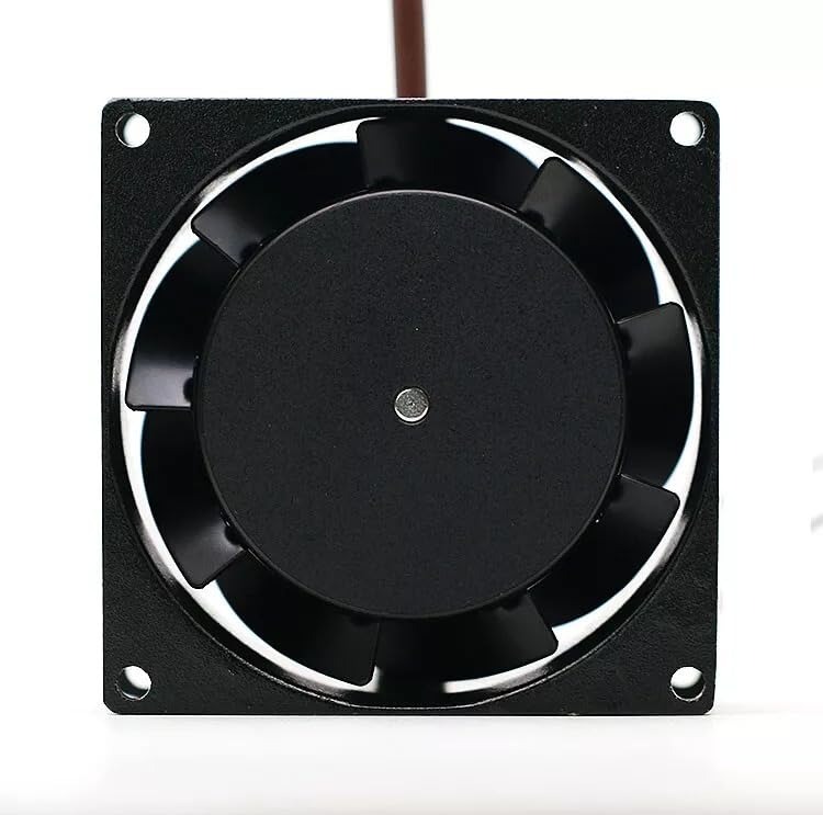 Bi-Sonic 3E-230B Axial Fan 230V-50/60Hz 13/12W DC Brushless Air Cooling Fan 2700 RPM 80 * 80 * 38mm 2Wire (Metal)