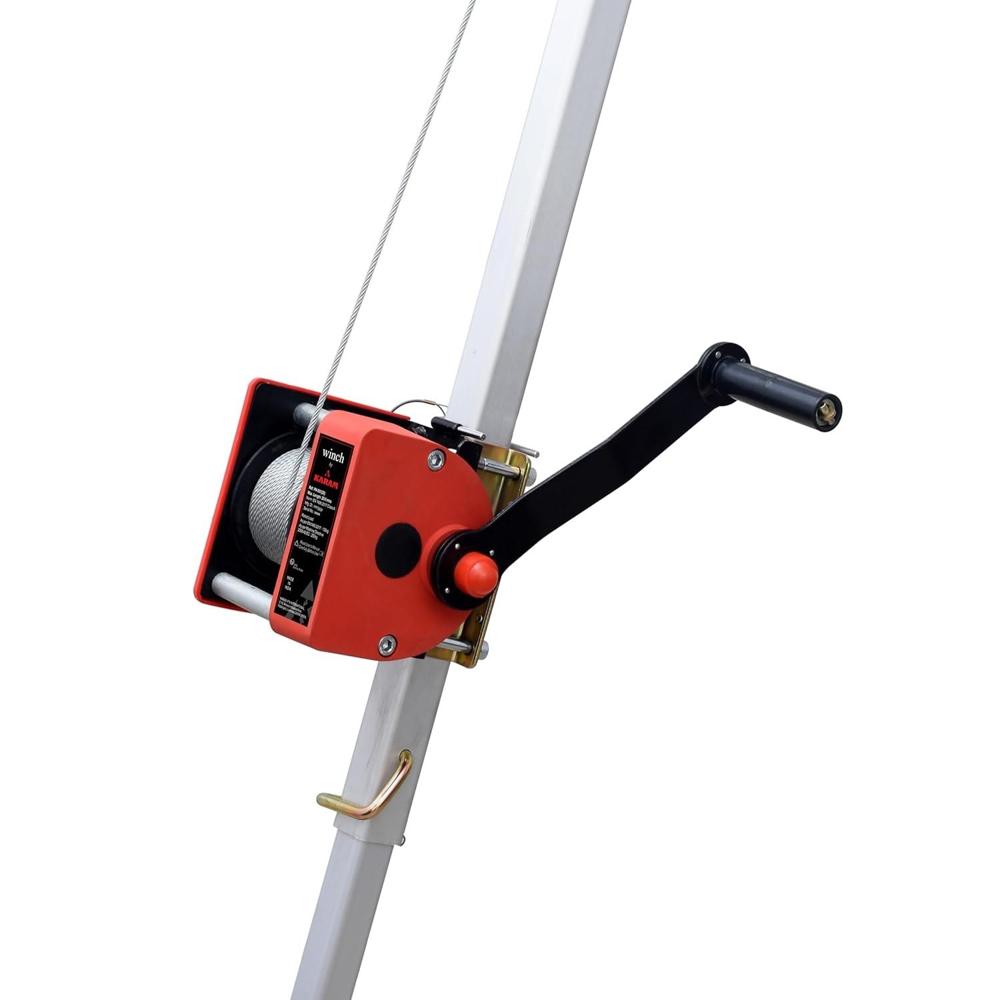 Winch With 20 Mtr GI Wire Rope PN-801