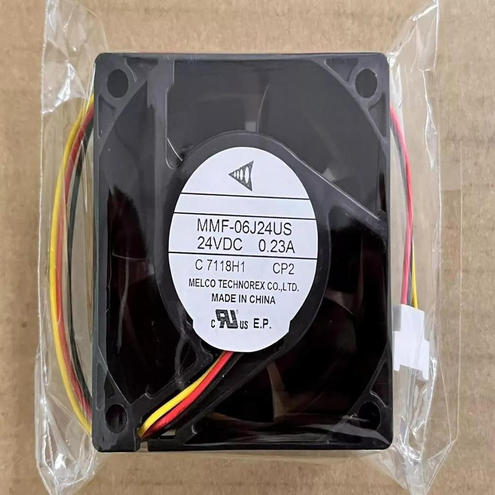 MITSUBISHI MMF-06J24US Axial Fan 24V-0.23A DC Brushless Air Cooling Fan 5500 RPM 60 * 60 * 25mm 3Wire