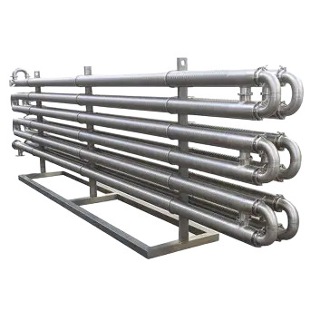 Multy Tube Heat Exchanger - Color: Metallic Silver
