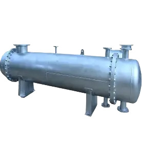 Shell And Tube Type Industrial Heat Exchanger - Color: Metallic Silver