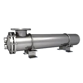 Ss 316 Tube Heat Exchanger For Pharma Indutrial Unit - Color: Silver