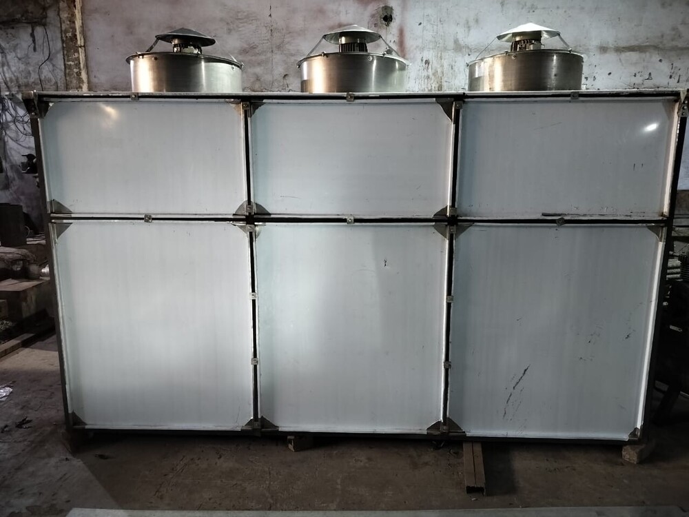 200 Ltr Ammonia Evaporative Condenser - Color: Silver