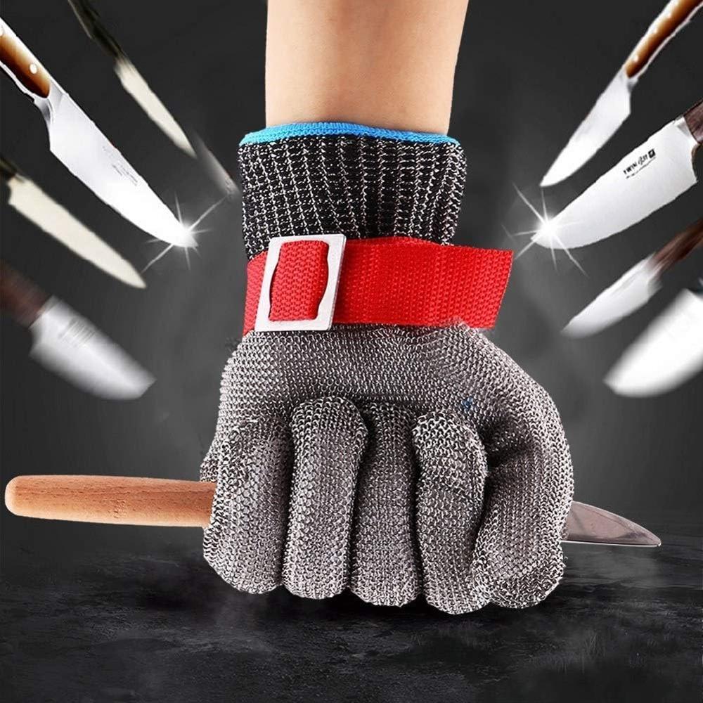 Stainless Steel Gloves - Color: Silver