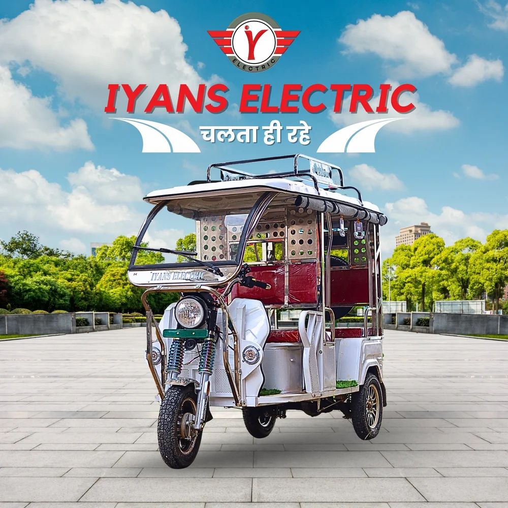 Electric Rickshaw Passenger Model - Battery Life: 5-6 Hours