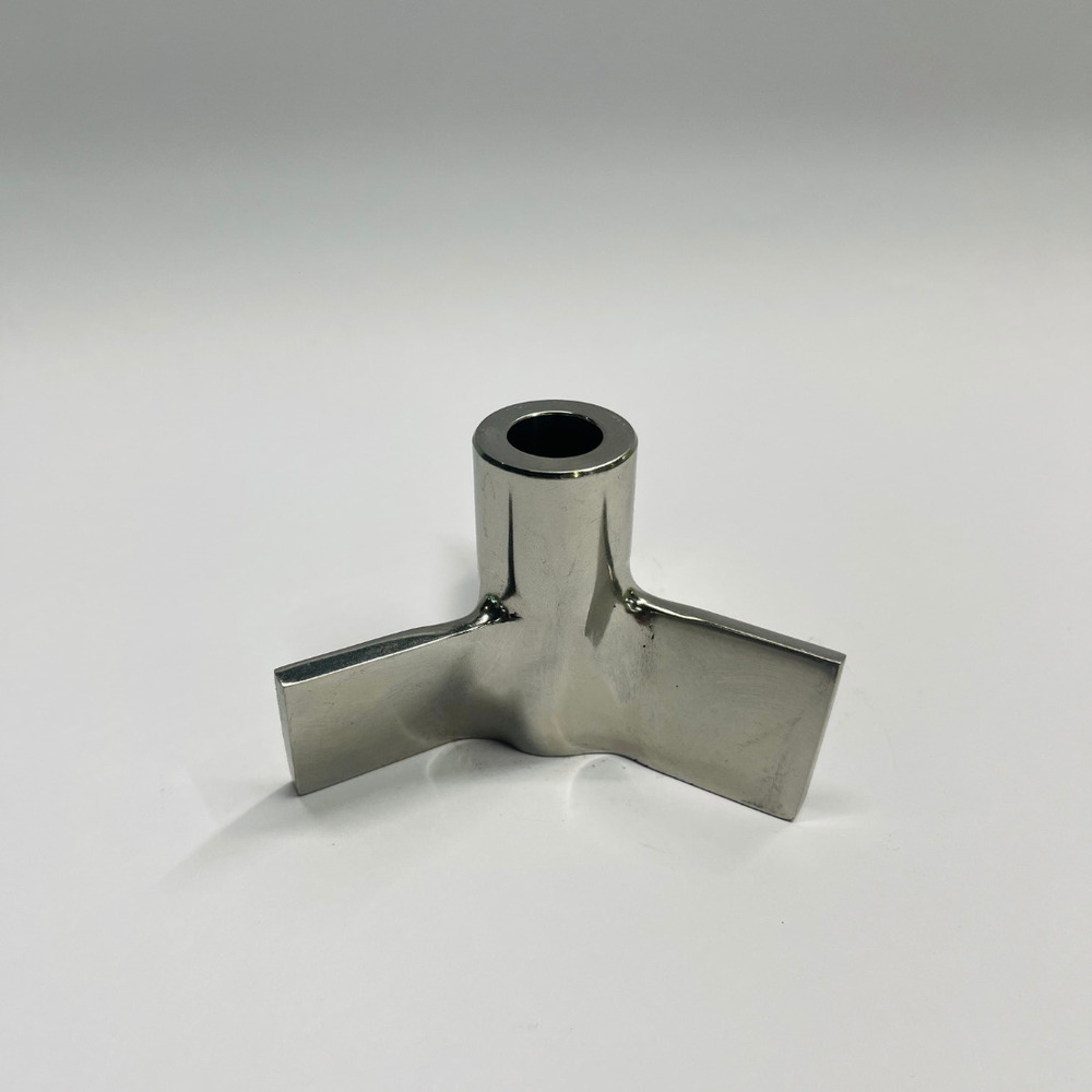 Cnc Machine Steel Handle - Color: Metallic Silver