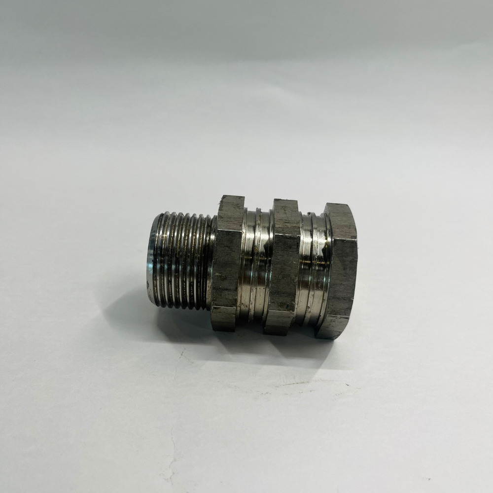 Stainless Steel High Pressure Ss Connector - Color: Natural Metal / Black