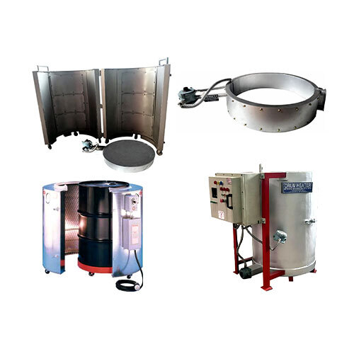 Metallic Jacket Drum Heaters - Color: Silver
