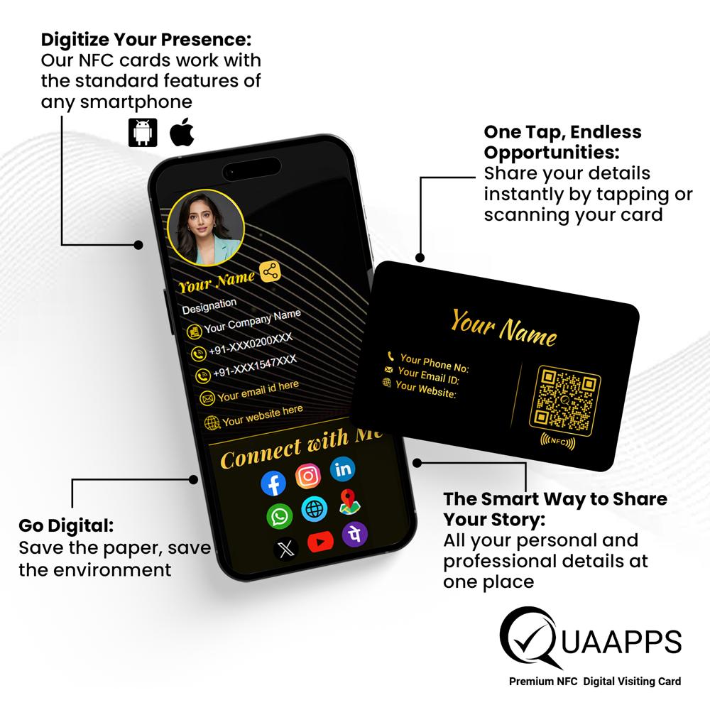 PVC Matt NFC Business Card