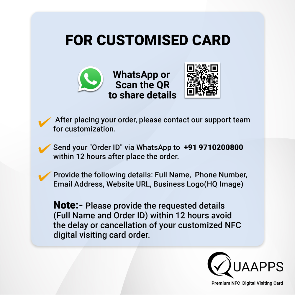 PVC Matt NFC Business Card