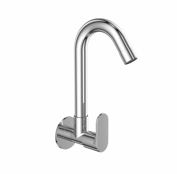 Ovel-1306 Sink Cock - Color: Silver
