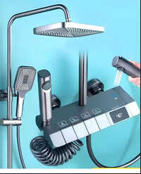 Xy-111 Luxurius Digital Piano Shower Set - Color: Silver