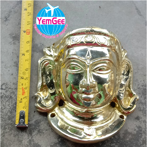 Panchaloha Amman Face - Color: Golden