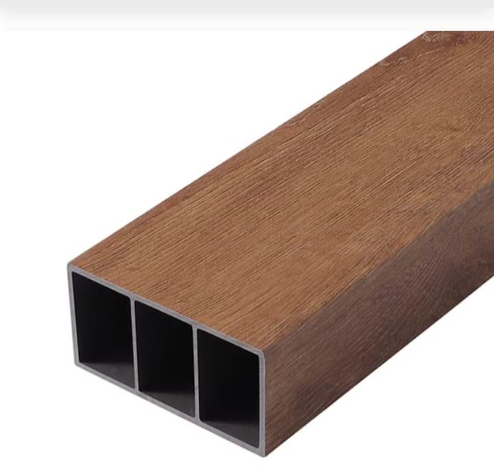 Eco-friendly Wpc Partition Tubes | Timber Tubes | Durable, Termite-resistant & Modern Wall Partition Solution - Color: Multi Color