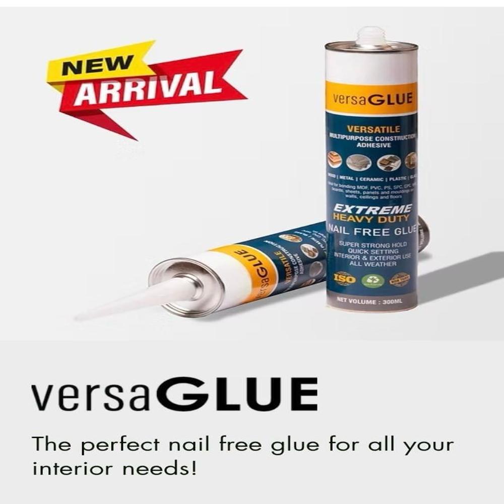 PS WPC/PVC, Charcoal louver & Moulding Adhesive/Glue/NAIL FREE