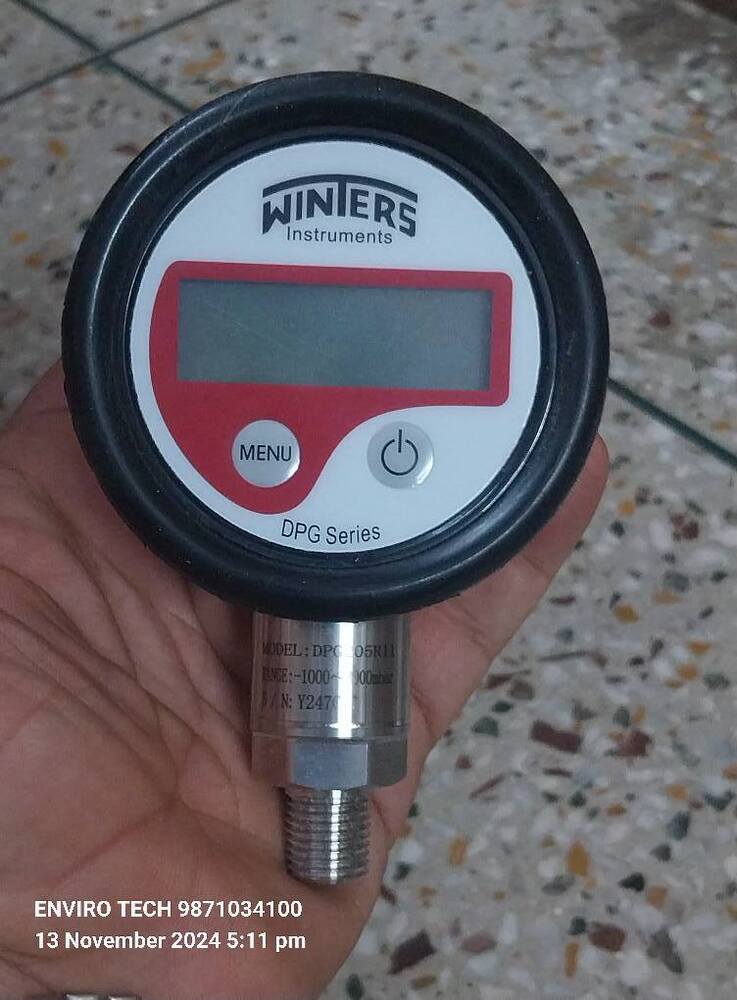 Winters Canada Digital Pressure Gauge MODEL - DPG210 RANGE - 30 INCH HG VAC