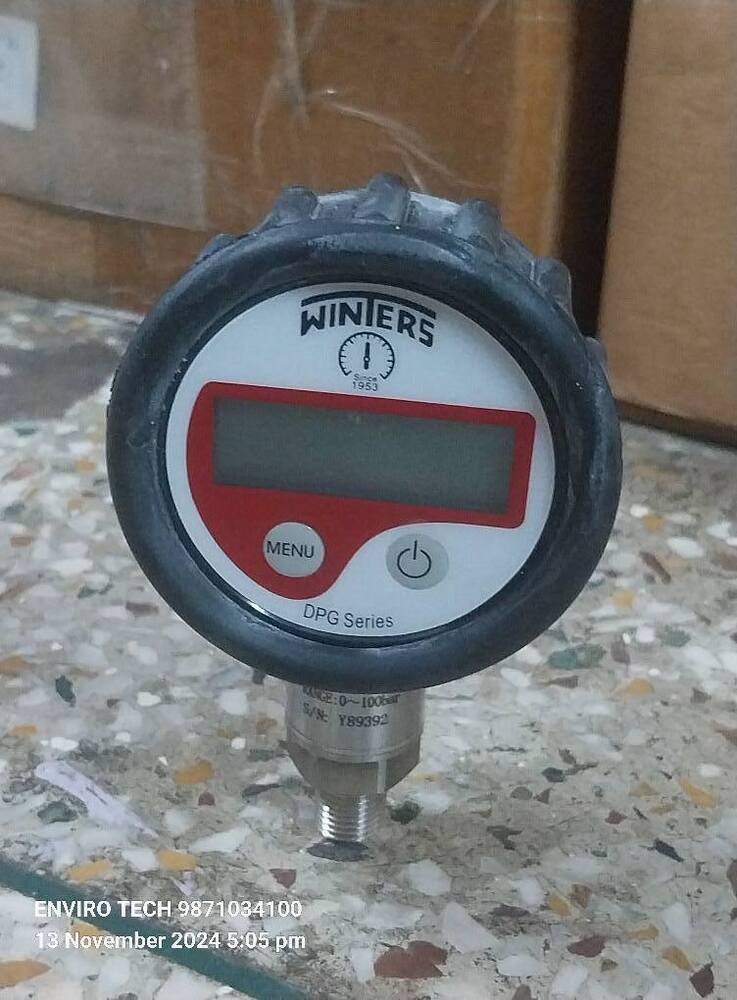 Winters Canada Digital Pressure Gauge MODEL - DPG210 RANGE - 30 INCH HG VAC