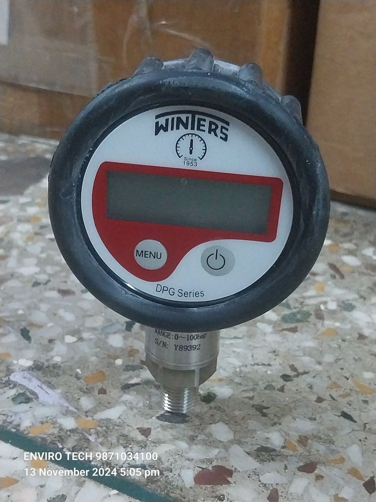 Winters Digital Pressure Gauge MODEL - DPG207R11 RANGE - 1 To 10 Bar