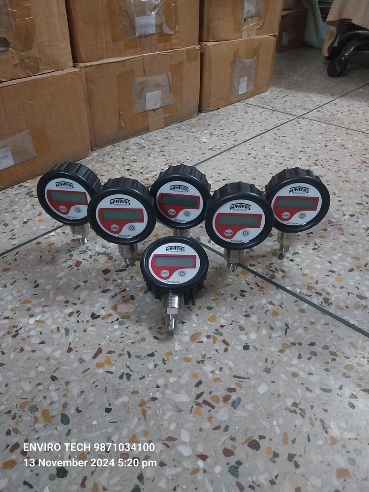 Winters Digital Pressure Gauge MODEL - DPG207R11 RANGE - 1 To 10 Bar