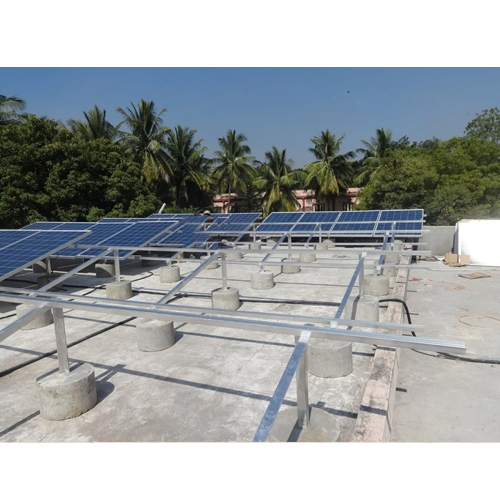 Roof Mounted Solar Structure - Color: Customized