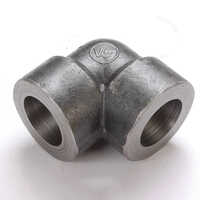 Ms Socket Weld Elbow - Color: Silver