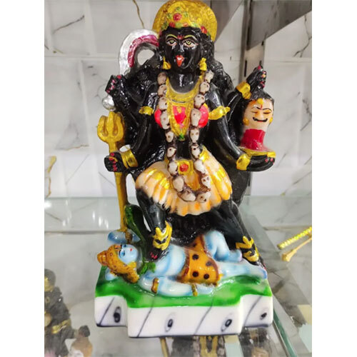 Kali Mata in dust marble 7 8 inch