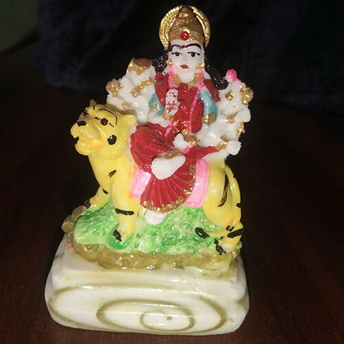 Durga Statue In Dust Marble